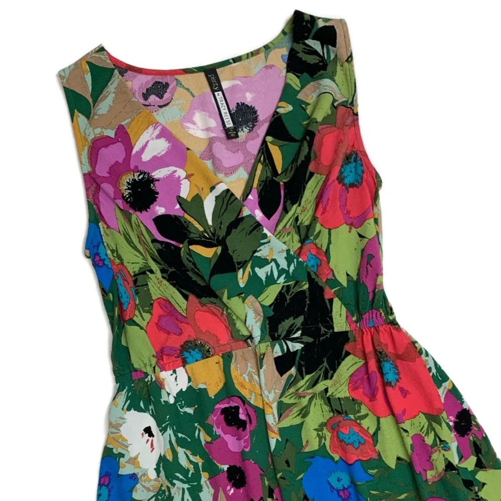 Plenty by Tracy Reese Floral Faux Wrap Dress - Picture 4 of 16